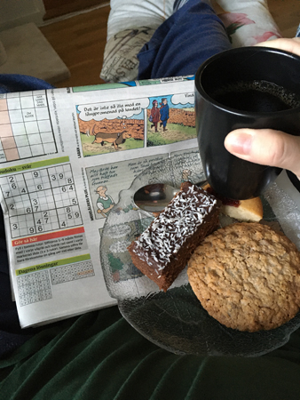 Söndagsfika med sudoku