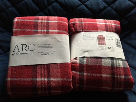 Rödrutiga flanellakan