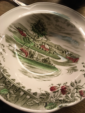 Engelska desserttallrikar