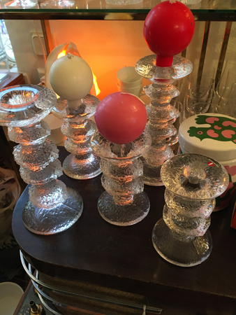 Iittalaljusstakar hos Uppsala Antik och Vintage 12 jan 2020