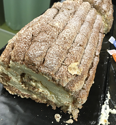 Budapesttårta på jobbet