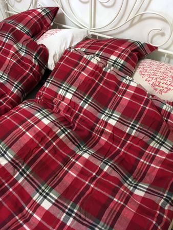 Nytt och renbäddat i sängen