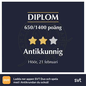 Antikkunnig i Höör 21 feb 2020