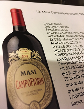 Masi Campofiorin 2016