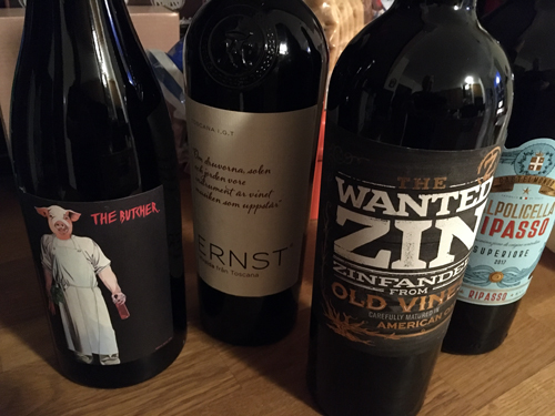 Viner The Butcher Ernst Wanted Zin och Ripasso