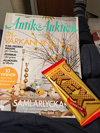 Antik o Auktion o kexchoklad