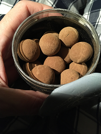 Chokladöverdragen lakrits