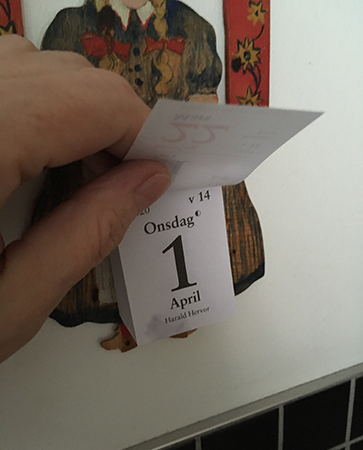 Datum efter 21 o 22 mars är 1 april