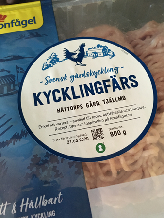 Kycklingfärs från Tjällmo