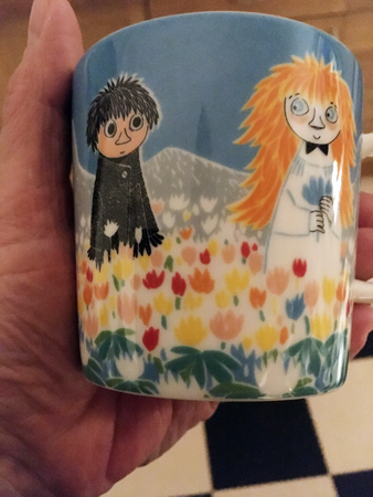 Muminmugg med Toffle Knyttet och vännen
