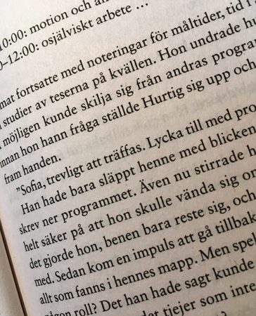 Sida ur Sekten på Dimön