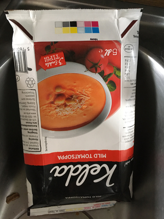 Kelda tomatsoppa tomt paket