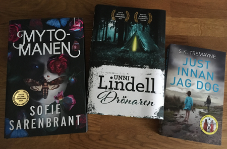 Böckerna Mytomanen Drönaren Just innan jag dog