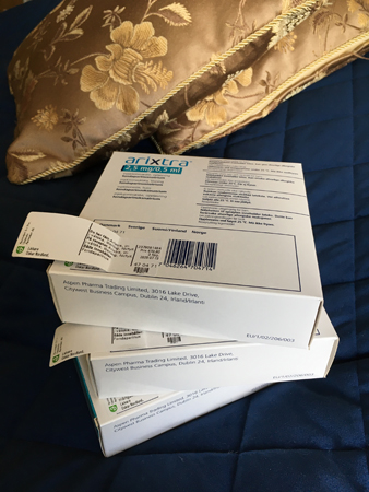 Blodförtunnande sprutor för 1 214 o 29 kr