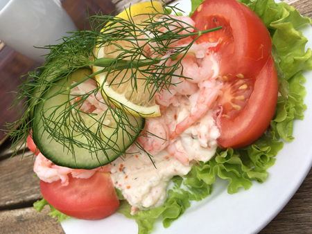 Räkmacka på Storken