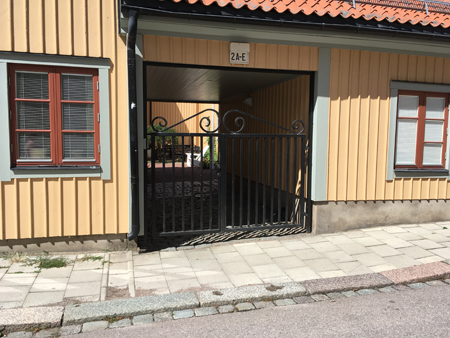 I äldre kvarter i Uppsala