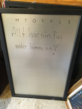 Allt har sin tid under himmelen