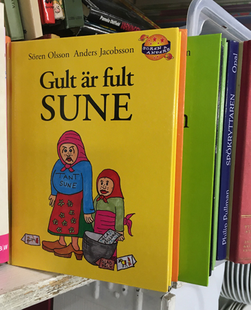 Boken Gult är fult Sune