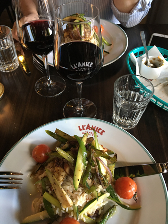 Kyckling och ris med sparris och tomater Ll'Amice