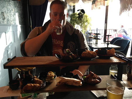 Beställning på g på Pinchos