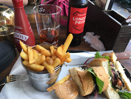 Chips London Pride Bookmakers veggie