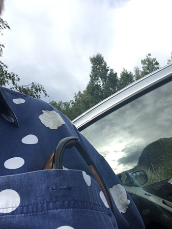 Väntar på bärgare