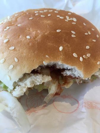 Kycklingburgare på McD i Köping