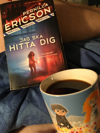 Boken Jag ska hitta dig och kaffe på sängen