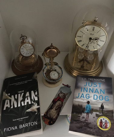 Böckerna Änkan och Just innan jag dog