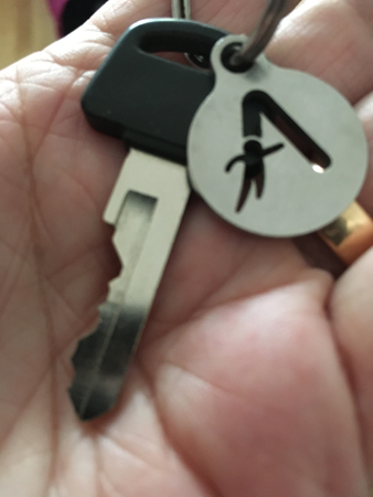 Nyckel med Anyckelring