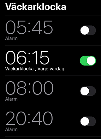 Väckarklocka 6.15 Väckarklocka 6.15
