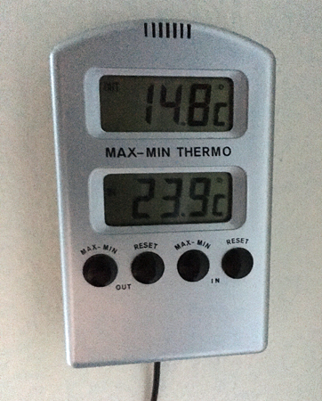 14 komma 8 grader 3 sep 2020 morgon