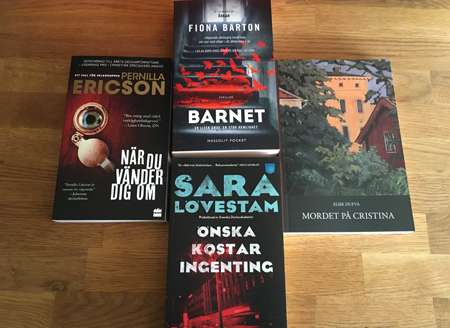 Böckerna När du vänder dig om Barnet Önska kostar ingenting o Mordet på Cristina