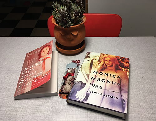 Böckerna Oktoberbarn och Monica Magnus 1966