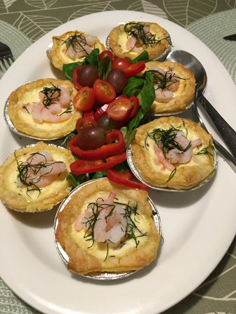 Miniräkpajer hos Annas snälla mamma