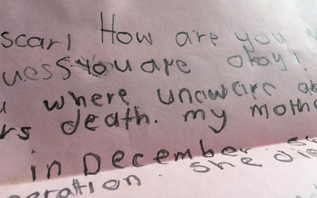 Brev från Oscar maj 2020