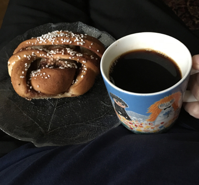 Kanelbulle kaffe