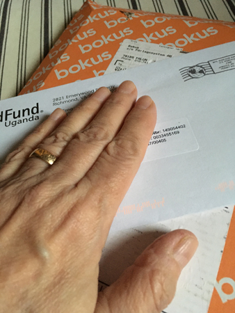 Brev från Oscar och paket från Bokus