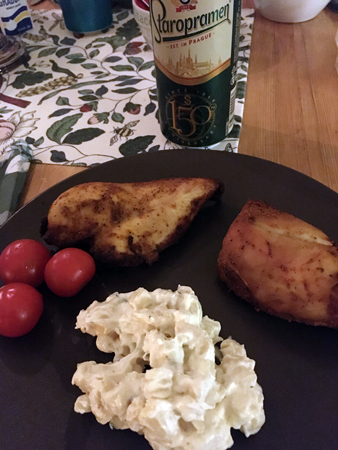 Kyckling och potatissallad