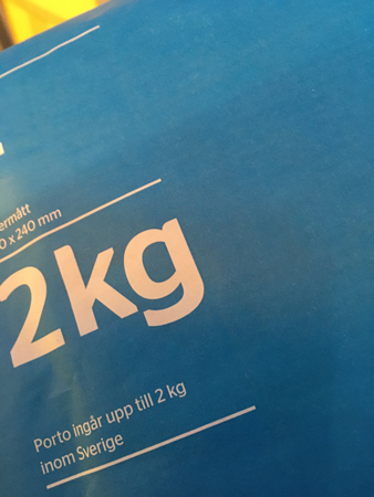 Två kilos Postnordpåse