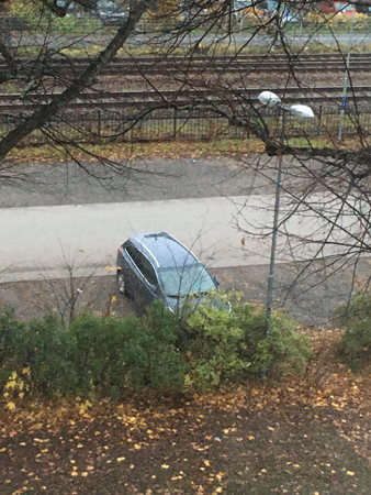 Bilen på Österplanparkeringen