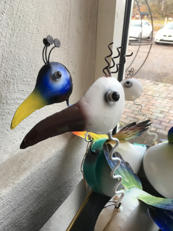 Fula fåglar på Fullerö