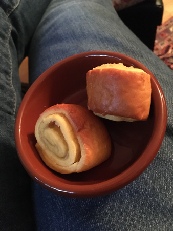 Två saffransgifflar