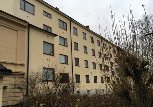 Huset där farmor och farfar bodde 1960 t 1964