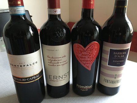 Montefalco Rosso Ernst Ti amo Raimonda Barbera d'Alba