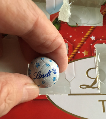 Chokladkula från Lindt