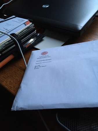 Brev från arbetsgivaren