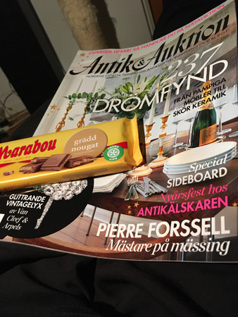 Gräddnougat och Antik o auktion
