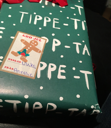 Julklapp från Annelie