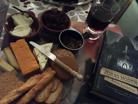 Kex ostar ripasso druvor fikonmarmelad boken Kameleonten